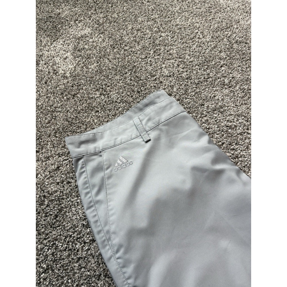 Adidas Mens Golf Pants 36x30 Light Gray Stretch Ultimate365 Trousers